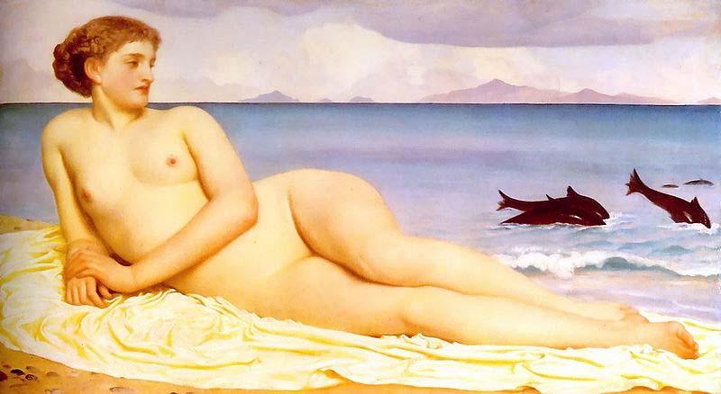 Lord Frederic Leighton Actaea, the Nymph of the Shore oil painting picture